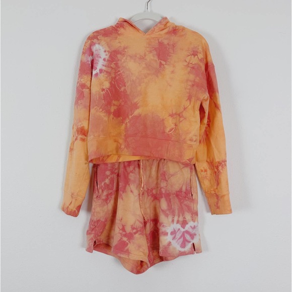 Frankies Bikinis Sherbet Tie Dye Burl Sweat Set Size M - Picture 4 of 8